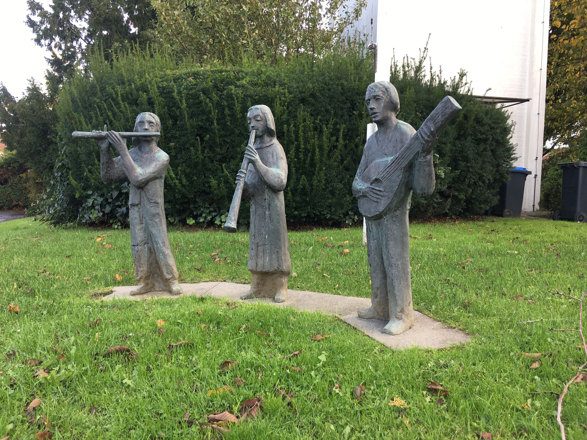 Musiker in der Kirche