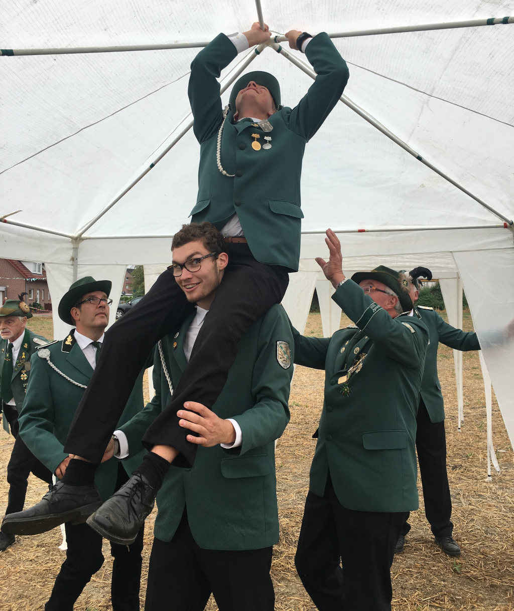 Schützenfest – Aufbau